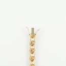 ダイヤモンド付ネックレス(全周) K18枠 幅6.5mm 45cm トータル24.17ct カラー:H〜J クラリティ:VS-1〜SI-1（脇石 カラー:H〜J クラリティ:VS-1〜SI-1 カット:VG〜G ）※ダイヤモンドのグレードは目安となります※