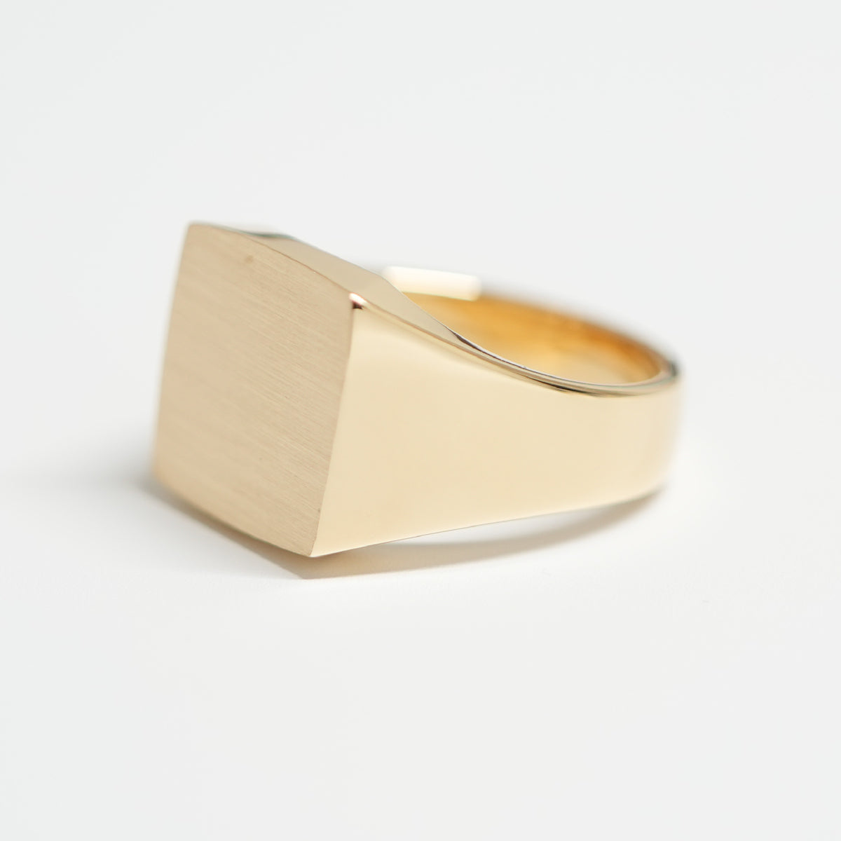 リング 印台 K18 大