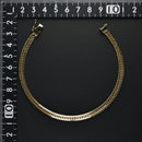 喜平 アンクレット K18 トリプル 8面 14g 22cm 造幣局検定マーク(ホールマーク)刻印入り