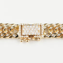 【要お問い合わせ】喜平 ブレスレット K18 トリプル 8面 30g 18cm (出来上がり重量約29g前後) 造幣局検定マーク(ホールマーク)刻印入りベース アフターダイヤモンド留め加工(1コマ4pc留め) 喜平金具アフターダイヤモンド留め加工