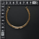 喜平 ブレスレット K18 トリプル Mカット 10g 16cm 造幣局検定マーク(ホールマーク)刻印入り