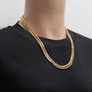 喜平 ネックレス K18 トリプル Mカット 110g 55cm 造幣局検定マーク(ホールマーク)刻印入り