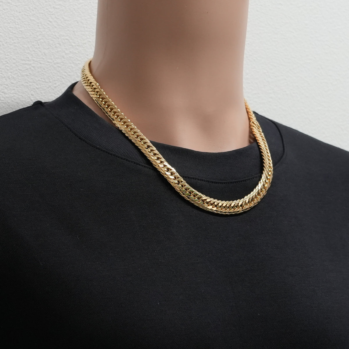 喜平 ネックレス K18 トリプル Mカット 125g 50cm 造幣局検定マーク