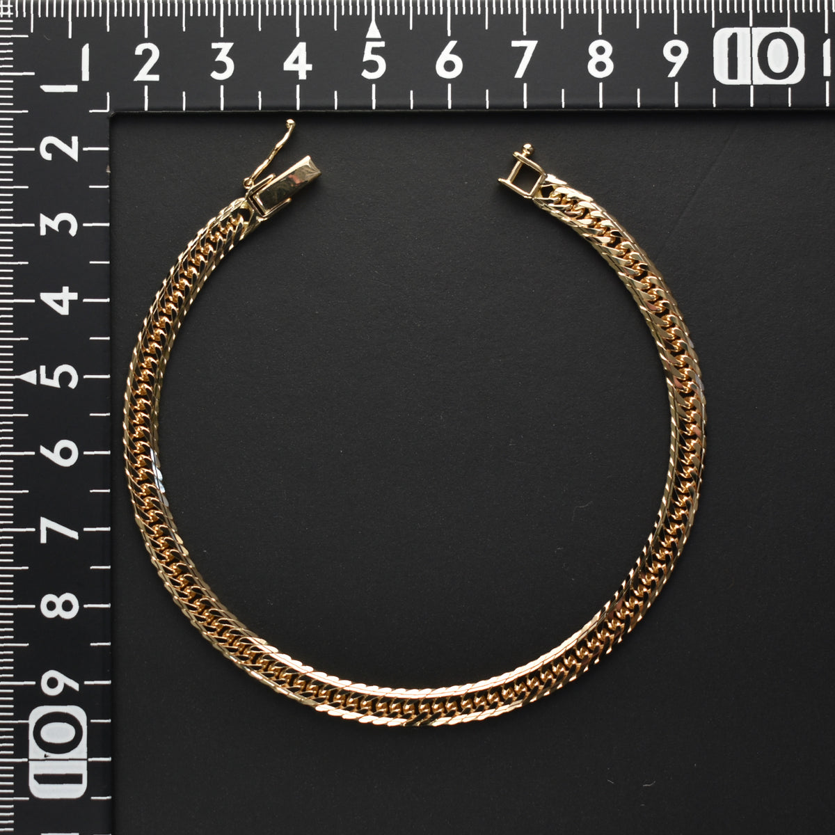 喜平 ブレスレット K18 トリプル Mカット 12.5g 20cm 造幣局検定マーク