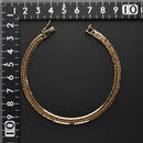 喜平 ブレスレット K18 トリプル Mカット 12.5g 20cm 造幣局検定マーク(ホールマーク)刻印入り