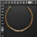 喜平 アンクレット K18 トリプル Mカット 13.5g 22cm 造幣局検定マーク(ホールマーク)刻印入り