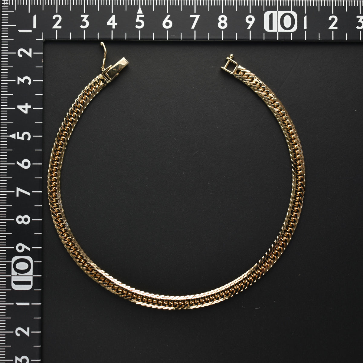 喜平 アンクレット K18 トリプル Mカット 14.5g 24cm 造幣局検定