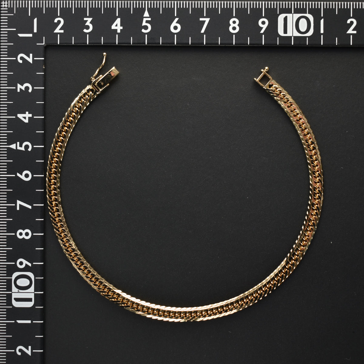 全てK18 喜平アンクレット　16面カット 造幣局検定マーク刻印あり 鑑定済み Pt850_12_14_5g23cm_f9691066-