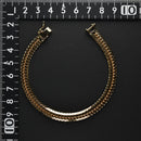 喜平 ブレスレット K18 トリプル Mカット 19g 19cm 造幣局検定マーク(ホールマーク)刻印入り