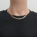 喜平 ネックレス K18 トリプル Mカット 27g 45cm 造幣局検定マーク(ホールマーク)刻印入り