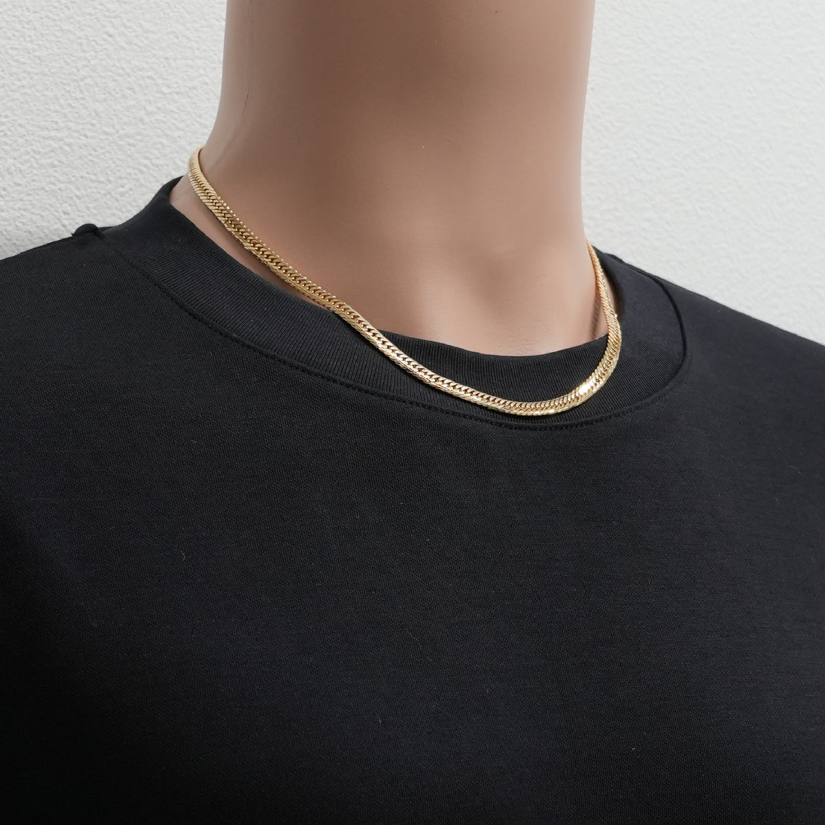 喜平 ネックレス K18 トリプル Mカット 27g 45cm 造幣局検定マーク