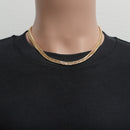 喜平 ネックレス K18 トリプル Mカット 45g 45cm 造幣局検定マーク(ホールマーク)刻印入り