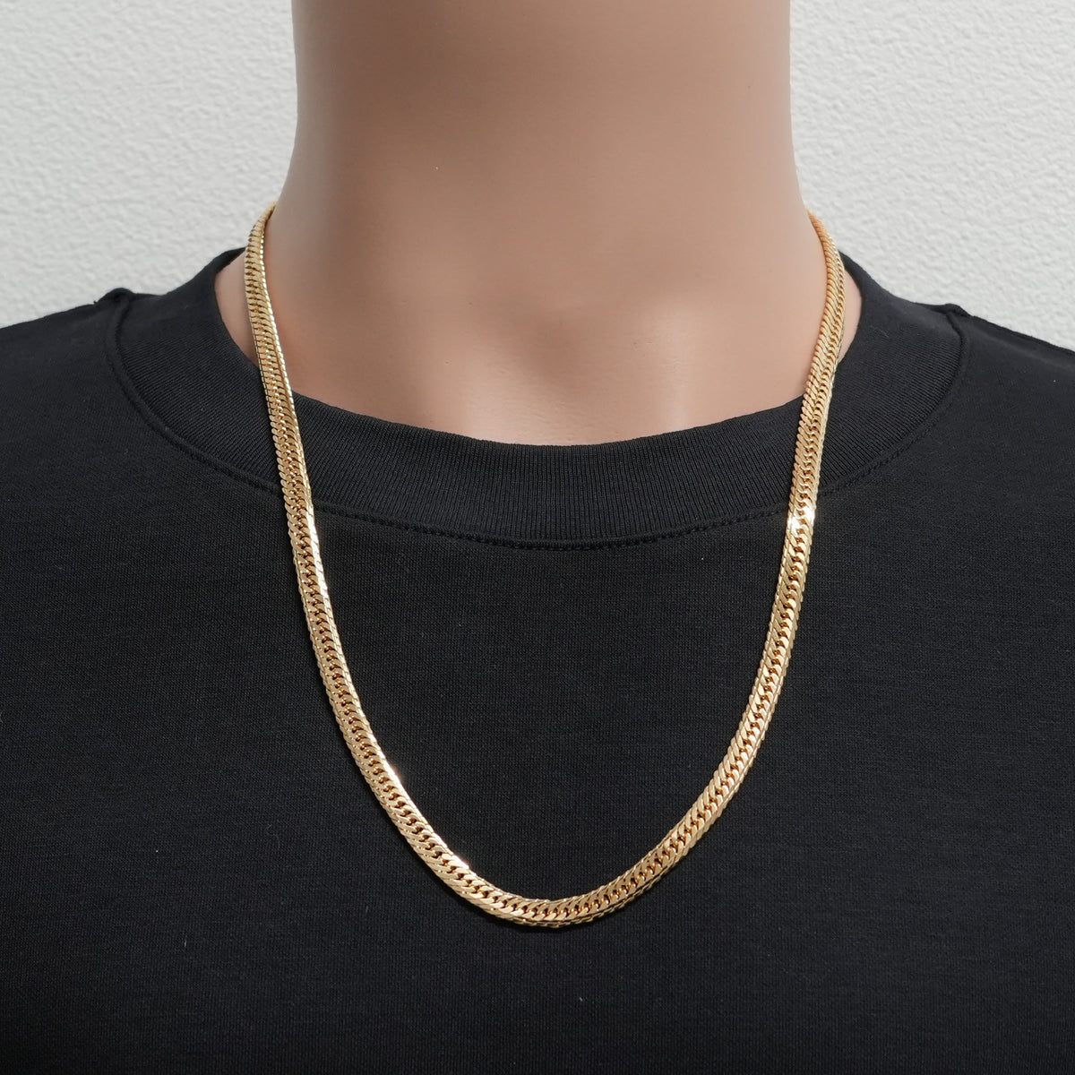 喜平 ネックレス K18 トリプル Mカット 50g 60cm 造幣局検定マーク