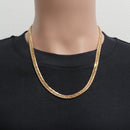 喜平 ネックレス K18 トリプル Mカット 55g 55cm 造幣局検定マーク(ホールマーク)刻印入り