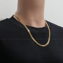 喜平 ネックレス K18 トリプル Mカット 55g 55cm 造幣局検定マーク(ホールマーク)刻印入り