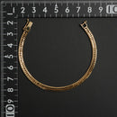 喜平 ブレスレット K18 トリプル Mカット 7g 16cm 造幣局検定マーク(ホールマーク)刻印入り