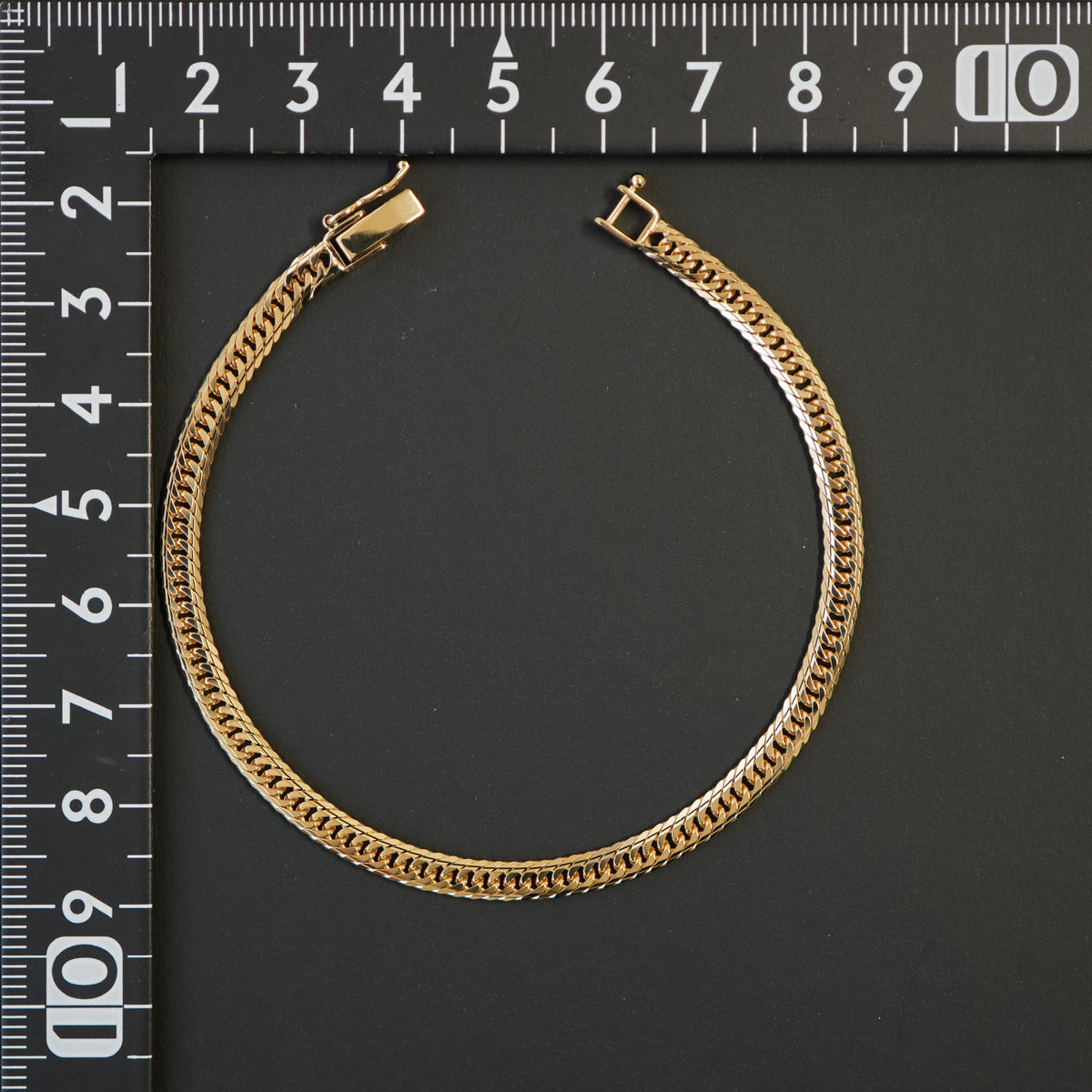 K18 喜平8面トリプルブレスレット19.9g造幣局マーク刻印入 K18 喜平8面トリプルブレスレット19.9g造幣局マーク刻印入 喜平