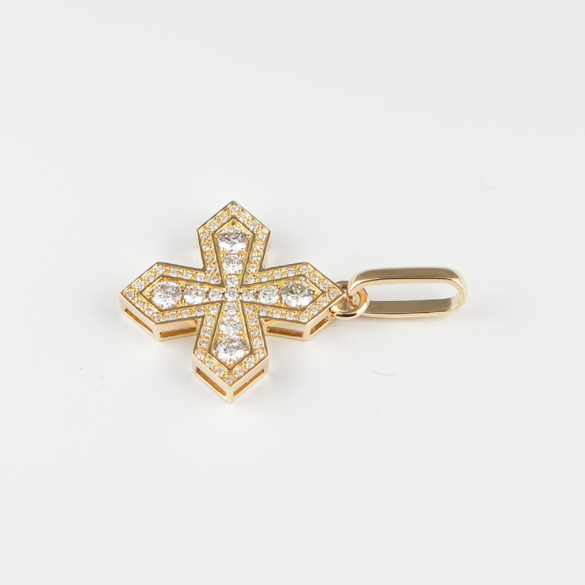 ペンダントトップ K18 ダイヤモンド付 (Type-CB)