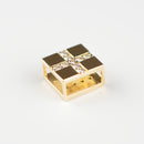 ペンダントトップ K18 ダイヤ付 (Type-CF) リバーシブルタイプ 2方向使用可能