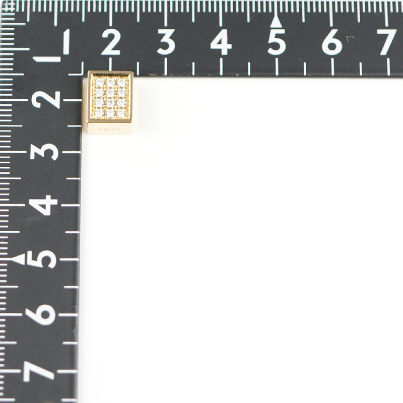 ペンダントトップ K18 ダイヤ付 (Type-CO-F) 小