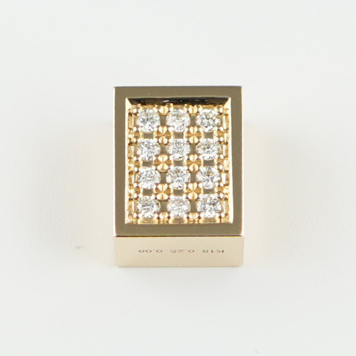 ペンダントトップ　K18 ダイヤ　付 ペンダントトップ K18 ダイヤ付 (Type-CO-F) 中