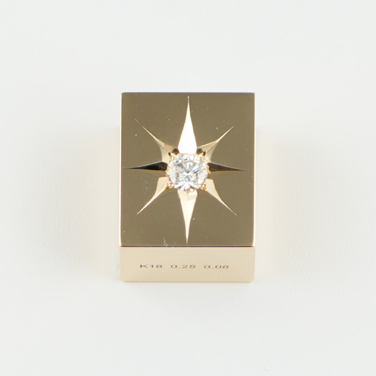 K18ペンダントトップダイヤ付 (Type-CO-F) 小jewelry win K18ペンダントトップダイヤ付 (Type-CO-F) 小jewelry win