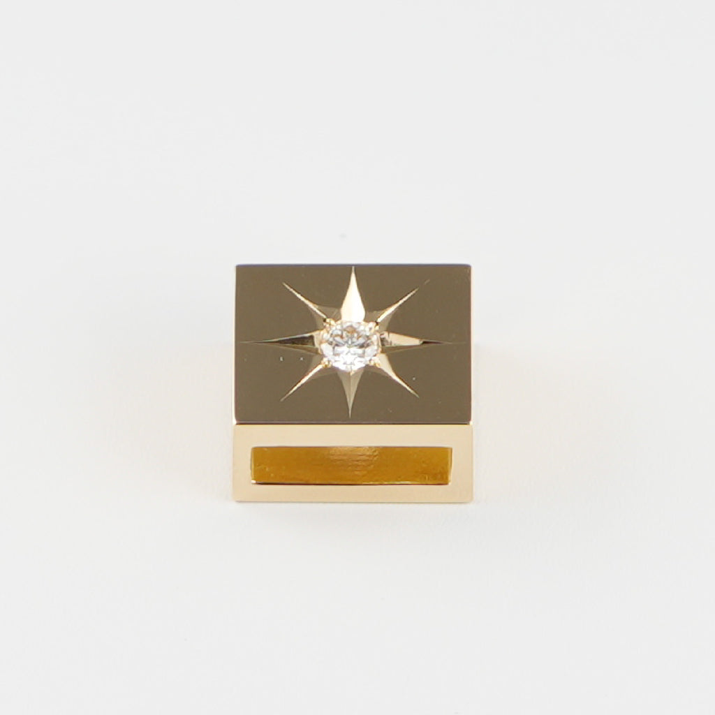 K18ペンダントトップダイヤ付 (Type-CO-F) 小jewelry win ペンダントトップ K18 ダイヤ付 (Type-CO-F) 小