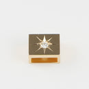 ペンダントトップ K18 ダイヤ付 (Type-CO-O) 中