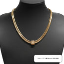 ペンダントトップ K18 ダイヤモンド付 (Type-DC-大) ※リバーシブルタイプ 2方向使用可能