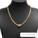 ペンダントトップ K18 ダイヤモンド付 (Type-DC-大) ※リバーシブルタイプ 2方向使用可能