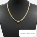 ペンダントトップ K18 ダイヤ付 (Type-DC) リバーシブルタイプ 2方向使用可能