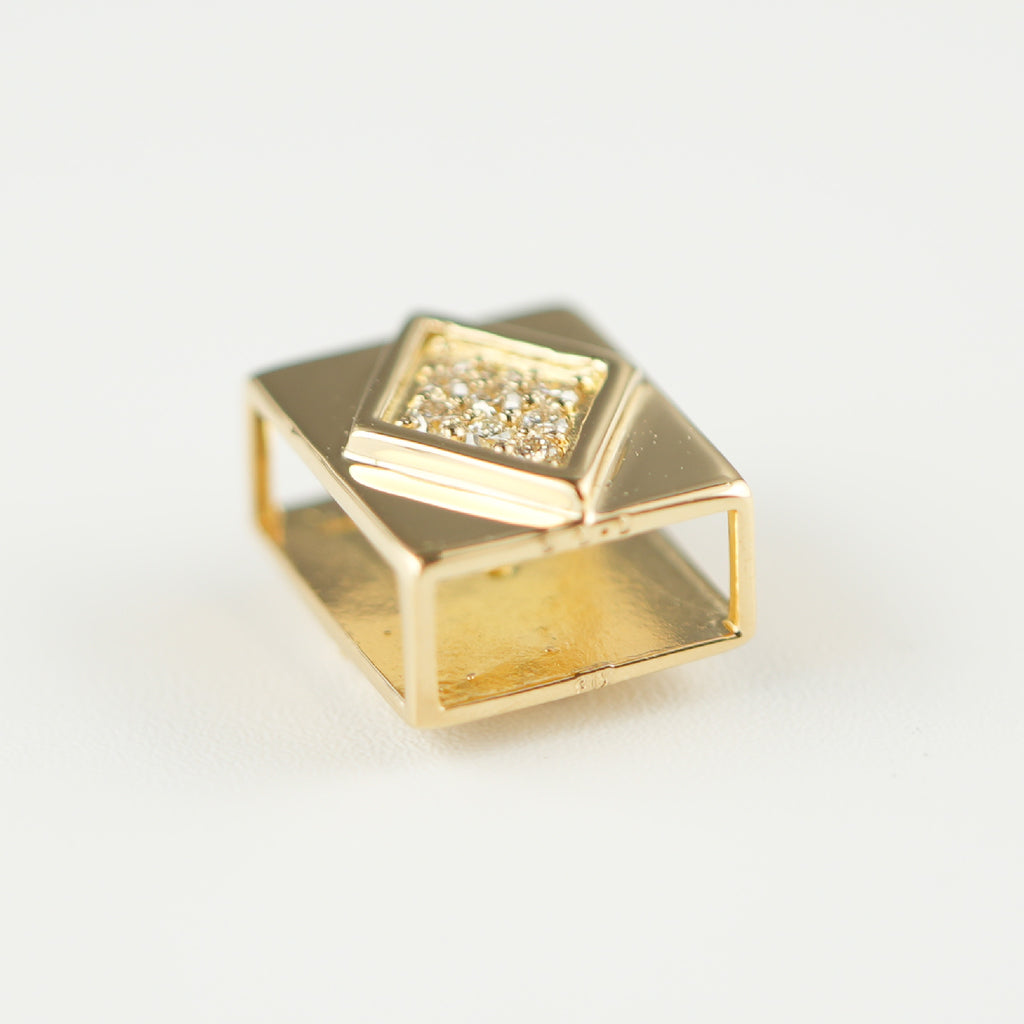 ペンダントトップ K18 ダイヤ付 (Type-DC) リバーシブルタイプ 2