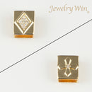 ペンダントトップ K18 ダイヤ付 (Type-DC) リバーシブルタイプ 2方向使用可能