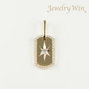 ペンダントトップ K18 ダイヤ付 (Type-DT)