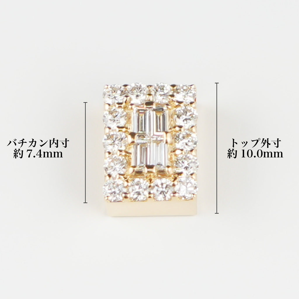 K18プチペンダントトップ ペンダントトップ K18 ダイヤモンド付 (Type-EK)