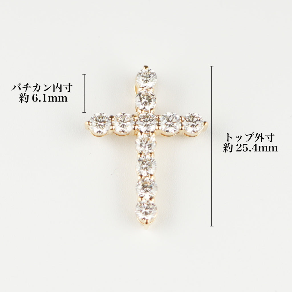 ペンダントトップ K18 ダイヤモンド付 (Type-EL-1.5ct)