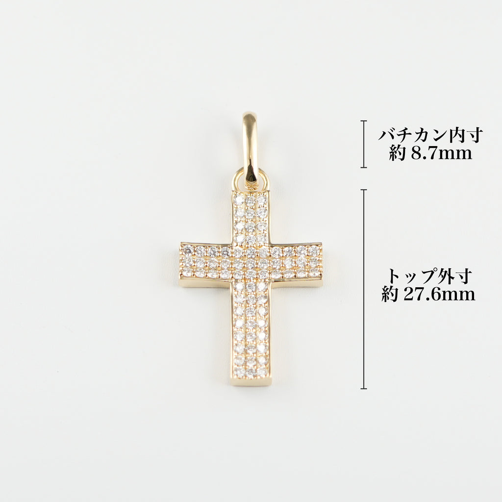 ペンダントトップ K18 ダイヤモンド付 (Type-JK)