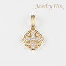 ペンダントトップ K18 ダイヤモンド付 (Type-KF)