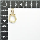 ペンダントトップ K18 ダイヤ付 (Type-KD) 小