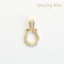 ペンダントトップ K18 ダイヤ付 (Type-KD) 小