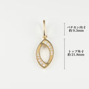 ペンダントトップ K18 ダイヤモンド付 (Type-No.0)