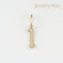 ペンダントトップ K18 ダイヤモンド付 (Type-No.1)