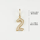 ペンダントトップ K18 ダイヤモンド付 (Type-No.2)