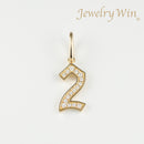 ペンダントトップ K18 ダイヤモンド付 (Type-No.2)