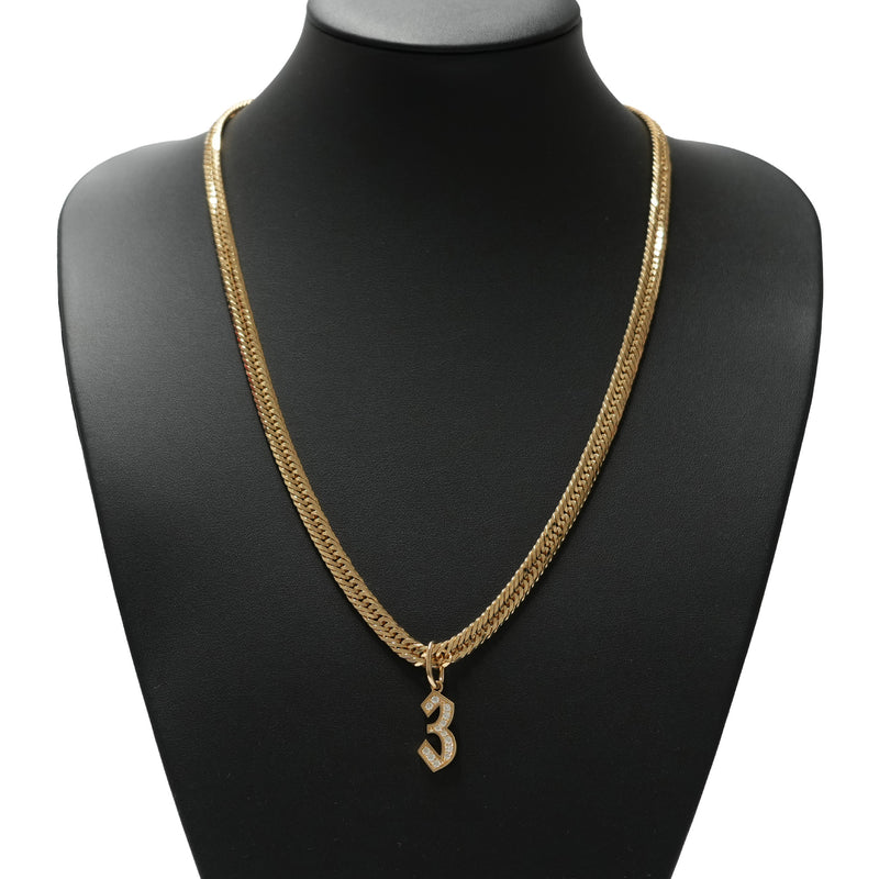 ペンダントトップ K18 ダイヤモンド付 (Type-No.3)