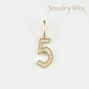 ペンダントトップ K18 ダイヤモンド付 (Type-No.5)