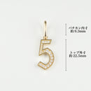 ペンダントトップ K18 ダイヤモンド付 (Type-No.5)