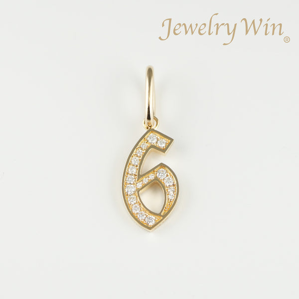 ペンダントトップ K18 ダイヤモンド付 (Type-No.6)