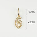 ペンダントトップ K18 ダイヤモンド付 (Type-No.6)