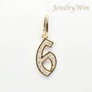 ペンダントトップ K18 ダイヤ付 (Type-No.6)